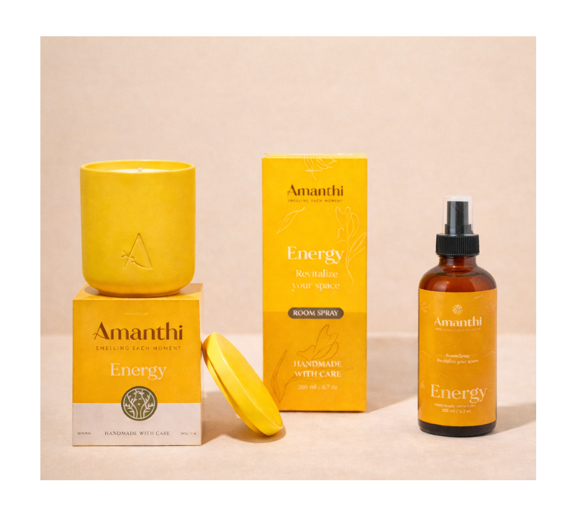 Spray Energy · Cítricos, Jengibre & Sándalo